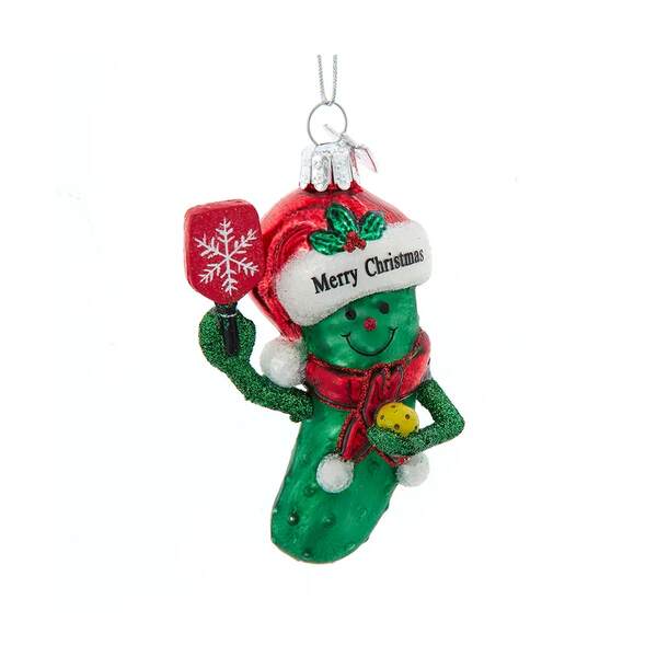 Item 103890 Noble Gems Pickleball Pickle Ornament