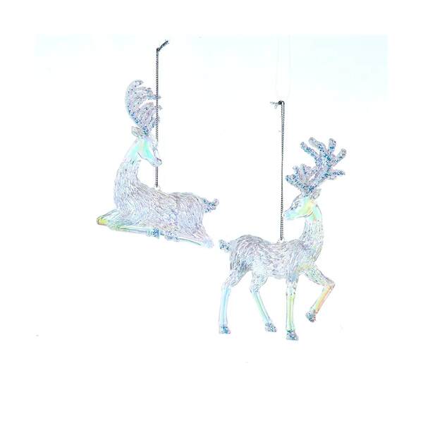 Item 103936 Standing/Sitting Opal Deer Ornament