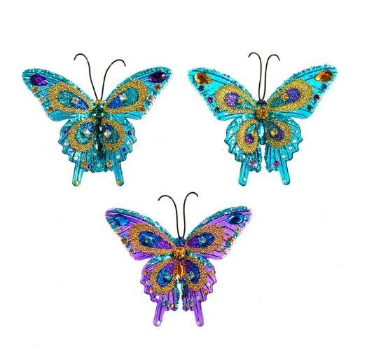Item 103940 Butterfly With Clip Ornament
