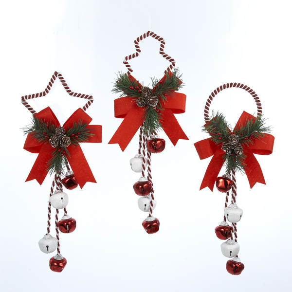 Item 103971 Christmas Jingle Bells Door Hanger/Ornament