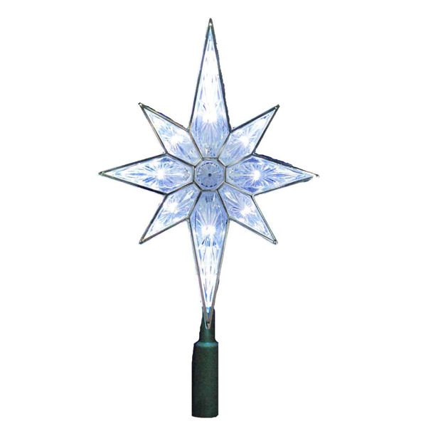 Clear LED 8 Point Star Tree Topper With 10 Lights - Item 104009 | The ...