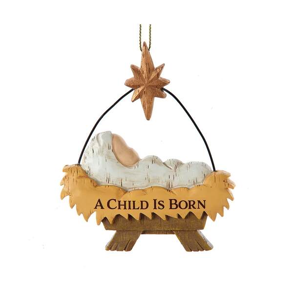 Item 104231 A Child Is Born Creche Ornament