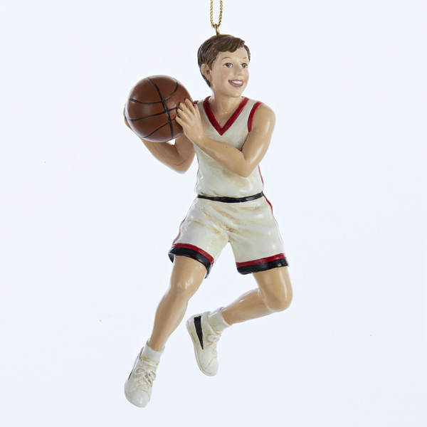 Item 104245 Basketball Boy Ornament