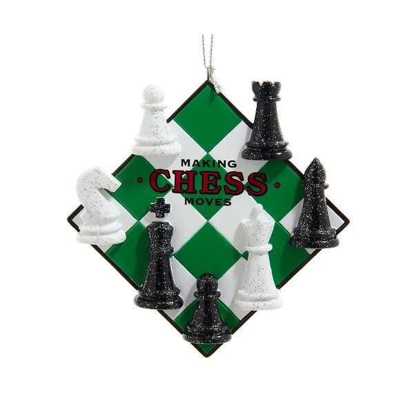 Item 104264 Making Chess Moves Ornament