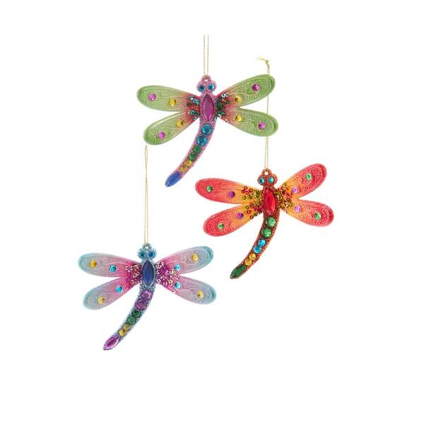 Item 104340 Colorful Dragonfly Ornament