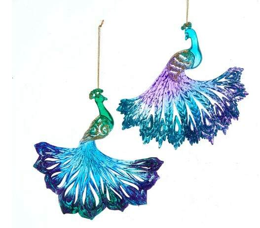 Item 104401 Peacock Ornament
