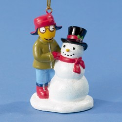 Item 104447 Arthur and Snowman Ornament