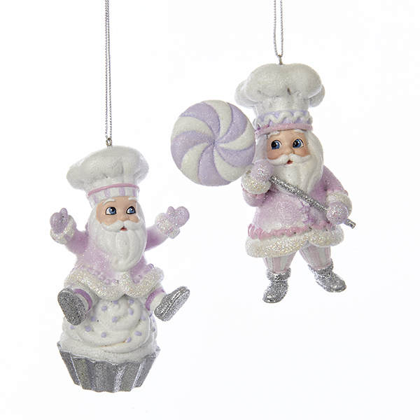 Item 104639 Sugar Plum Chef Santa Ornament