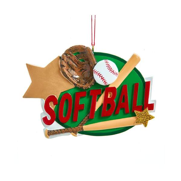 Item 104749 Softball Ornament