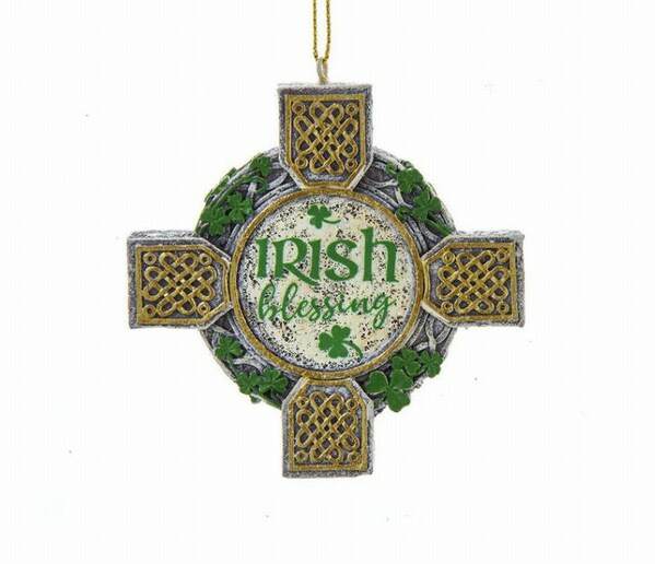 Item 104813 Irish Celtic Cross Ornament