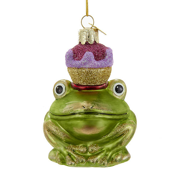 Item 105002 Noble Gems Frog Prince Ornament