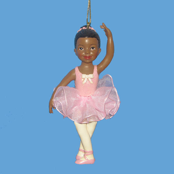 Item 105079 African-American Little Ballerina Ornament