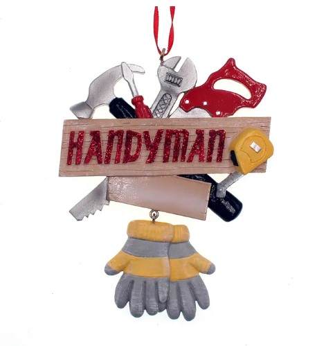 Item 105082 Handyman Ornament