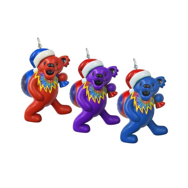 Item 105145 Grateful Dead Bear With Bag Ornament