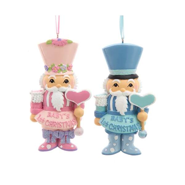 Item 105170 Baby's First Nutcracker Boy/Girl Ornament