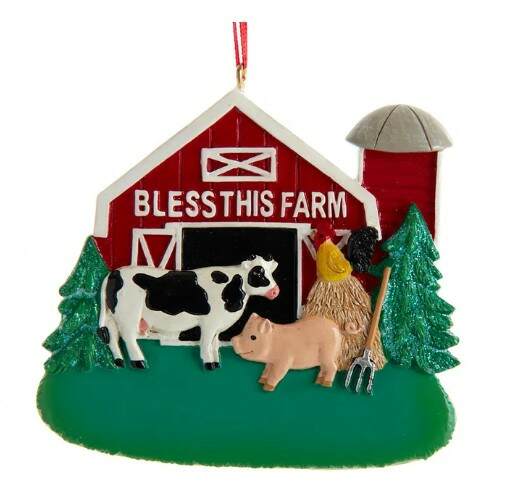 Item 105184 Bless This Farm Ornament
