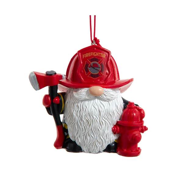 Item 105218 Firefighter Gnome Ornament