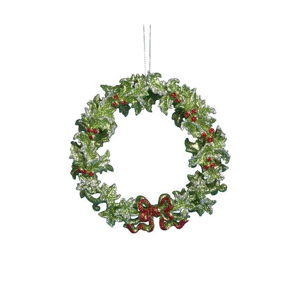 Item 105241 Green Wreath Ornament