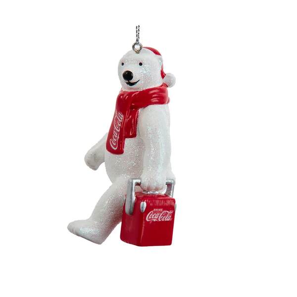 Item 105273 Coca Cola Polar Bear With Cooler Ornament