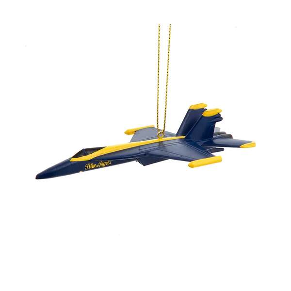 Item 105324 Navy Blue Angel Jet Ornament