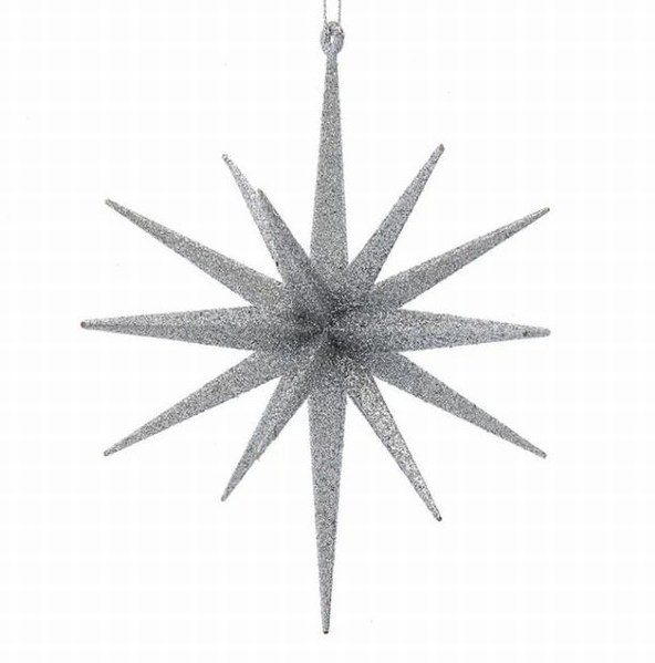 Item 105478 Silver Star Ornament