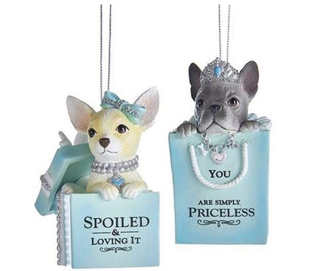 Item 105502 Puppy With Sayings Ornament