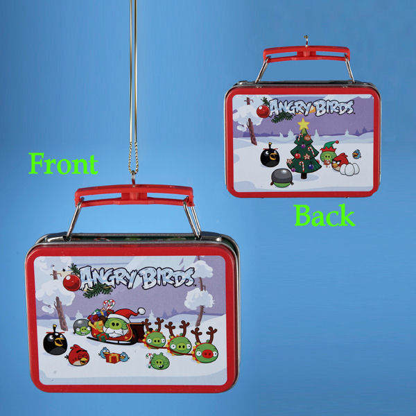 Item 105526 Angry Birds Miniature Lunch Box Ornament