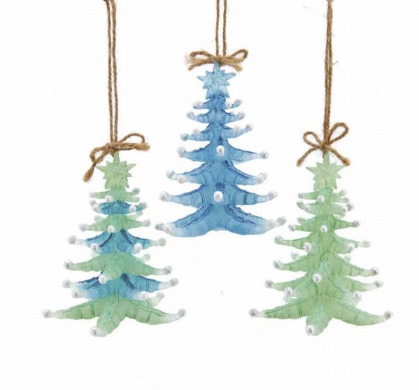 Item 105538 Sea Glass Tree Ornament