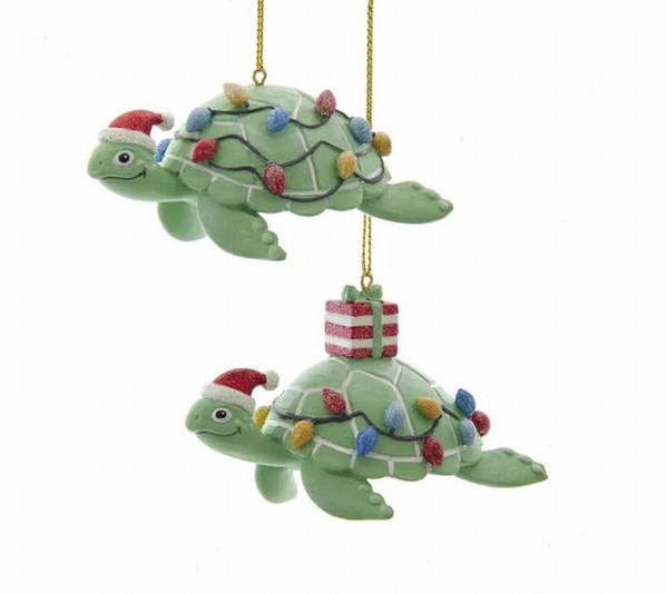 Item 105657 Whimsical Green Sea Turtle Ornament