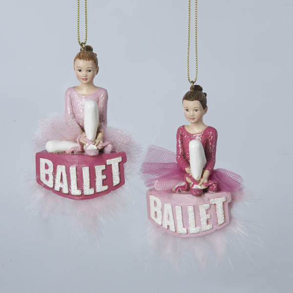 Item 105755 Ballet Girl Ornament 