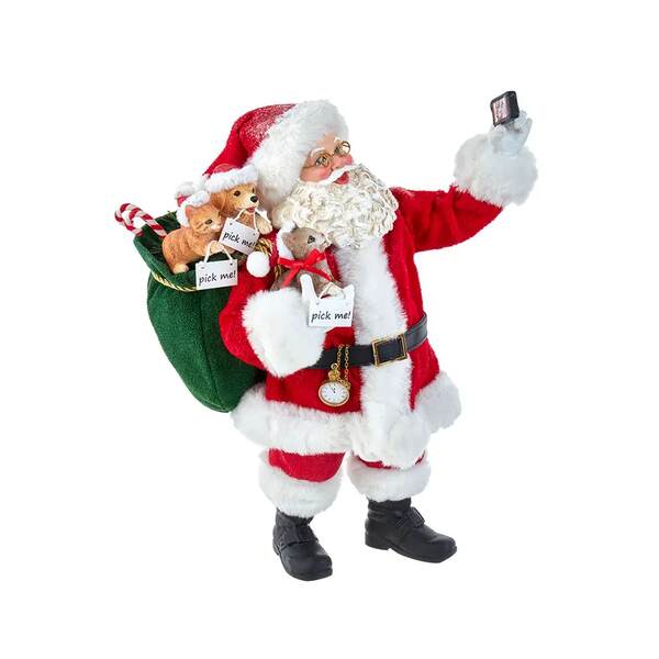 Item 105798 Fabriche Santa Taking Selfie Figure