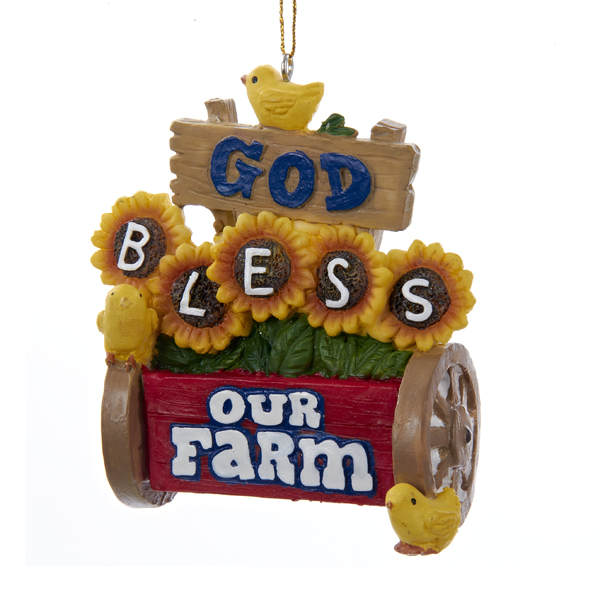 Item 106016 God Bless Our Farm Ornament