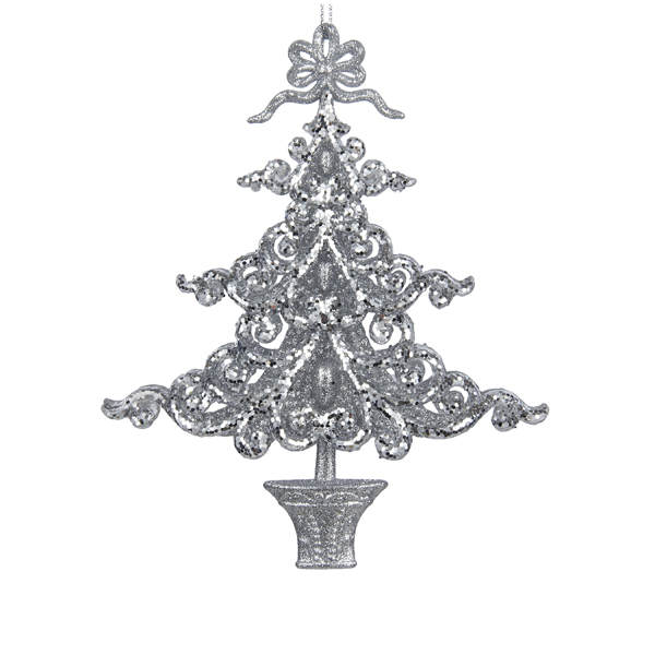 Item 106046 Silver Tree Ornament