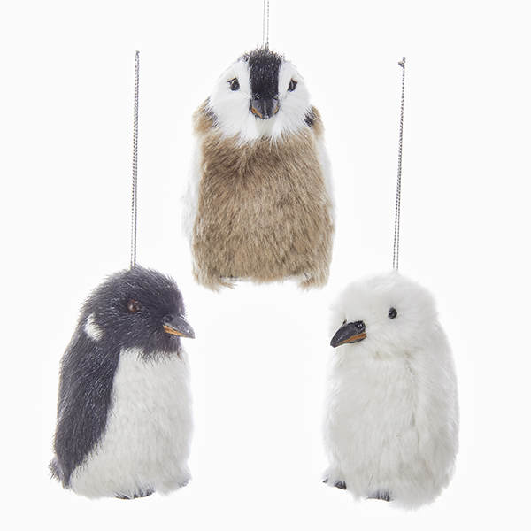 Item 106163 Furry Penguin Ornament