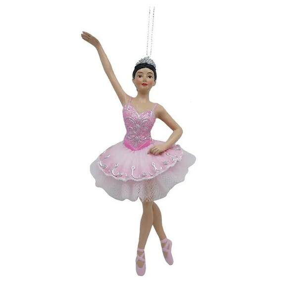 Item 106340 Pink Latina Ballerina Ornament