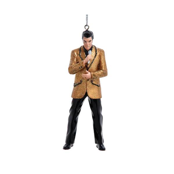 Item 106378 Elvis In Gold Jacket Ornament