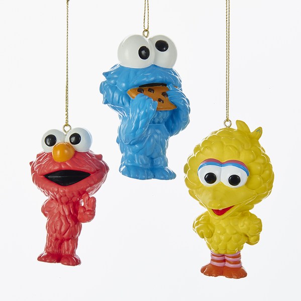 Item 106395 Cutie Elmo/Cookie Monster/Big Bird Ornament