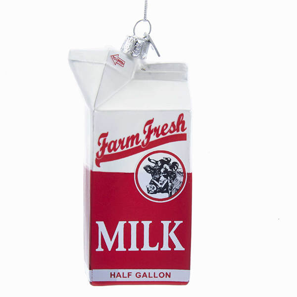 Item 106499 Noble Gems Milk Carton Ornament