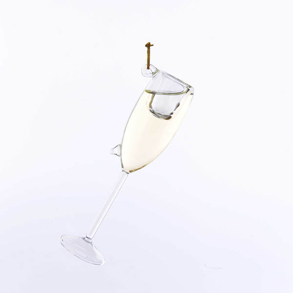 Item 106580 Champagne Glass Ornament