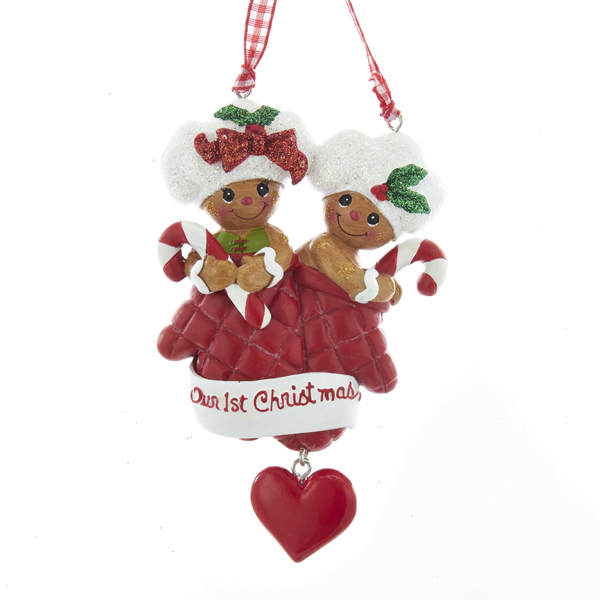 Item 106609 Gingerbread Our First Christmas Ornament