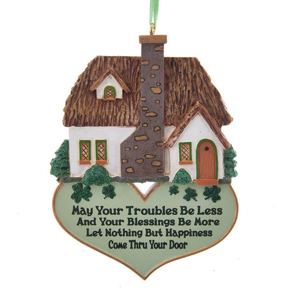 Item 106669 Irish Home Blessing Ornament