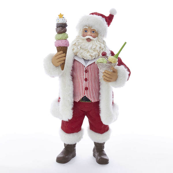 Santa With Ice Cream - Item 106687 | The Christmas Mouse
