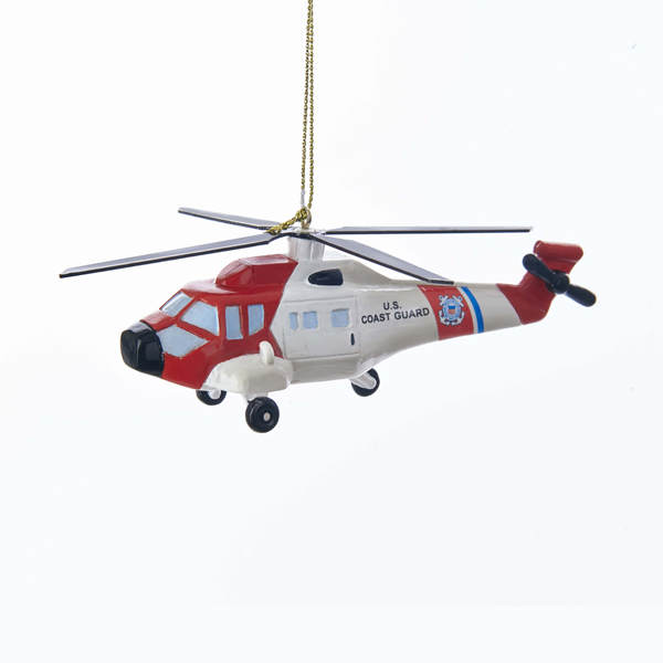Item 106730 Coast Guard Helicopter Ornament