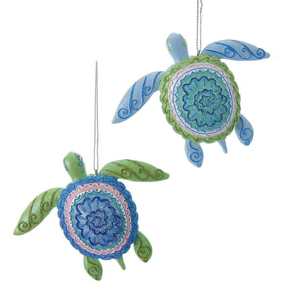 Item 106751 Mermaid Fantasy Sea Turtle Ornament