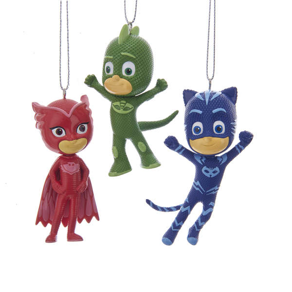 Item 106829 PJ Masks Owlette/Gekko/Catboy Ornament