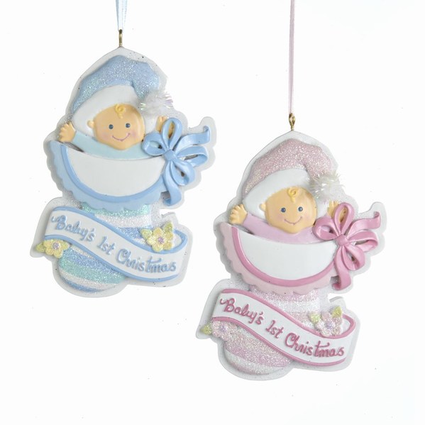 Item 106935 Baby's First Christmas Stocking Ornament