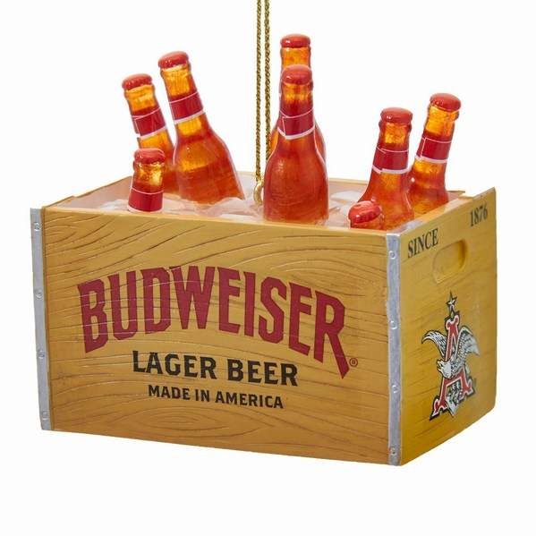 Item 106962 Budweiser Case With Ice Ornament