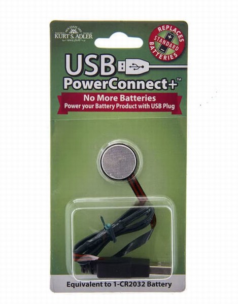 Item 107022 CR2032 Equivalent USB PowerConnect+/Converter