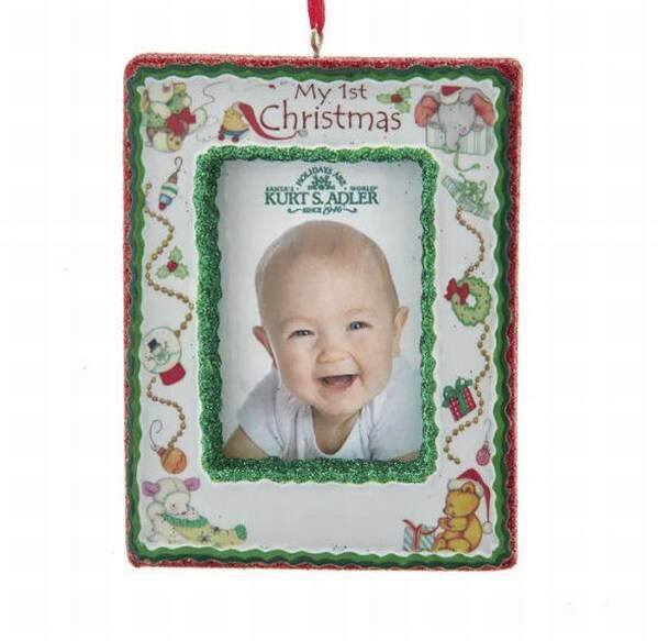 Item 107025  My First Christmas Photo Frame Ornament