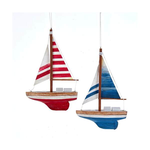 Item 107076 Nautical Sailboat Ornament